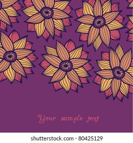 floral background with place for your text