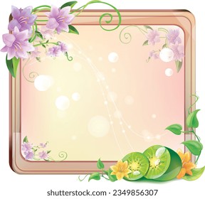 Fondo floral para necesidad de impresión, salida de alta calidad habilitada.