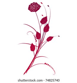 floral background roses