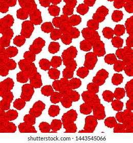 Floral background. Roses on a light background.