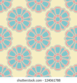 Floral background seamless