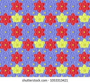 floral background, seamless pattern