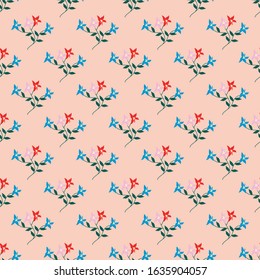 Floral Background. Seamless Floral Pattern able to print for cloths, tablecloths, blanket, shirts, dresses, posters, papers.