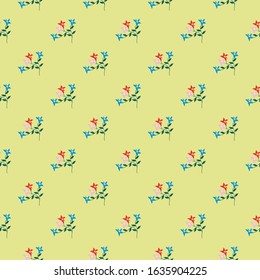 Floral Background. Seamless Floral Pattern able to print for cloths, tablecloths, blanket, shirts, dresses, posters, papers.