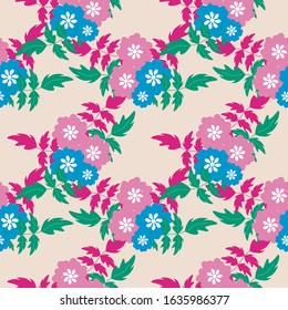 Floral Background. Seamless Floral Pattern able to print for cloths, tablecloths, blanket, shirts, dresses, posters, papers.