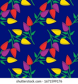 Floral Background. Seamless Floral Pattern able to print for cloths, tablecloths, blanket, shirts, dresses, posters, papers.
