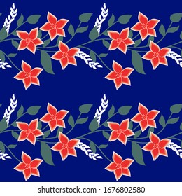 Floral Background. Seamless Floral Pattern able to print for cloths, tablecloths, blanket, shirts, dresses, posters, papers.