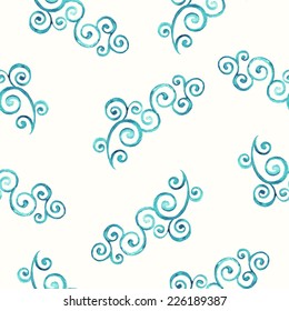 Floral background. Floral seamless pattern. Ice pattern.
