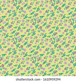 Floral Background. Seamless Pattern With Floral Motifs able to print for cloths, tablecloths, blanket, shirts, dresses, posters, papers.