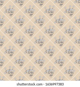 Floral Background. Seamless Pattern With Floral Motifs able to print for cloths, tablecloths, blanket, shirts, dresses, posters, papers.