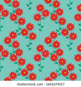 Floral Background. Seamless Pattern With Floral Motifs able to print for cloths, tablecloths, blanket, shirts, dresses, posters, papers.