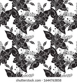 Floral Background. Seamless Pattern With Floral Motifs able to print for cloths, tablecloths, blanket, shirts, dresses, posters, papers.