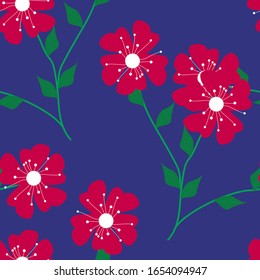 Floral Background. Seamless Pattern With Floral Motifs able to print for cloths, tablecloths, blanket, shirts, dresses, posters, papers.