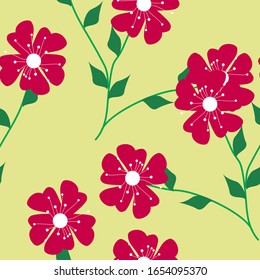 Fondo Floral.Patrón sin inconvenientes con motivos florales que se pueden imprimir para paños, manteles, mantas, pantalones, vestidos, carteles, papeles.