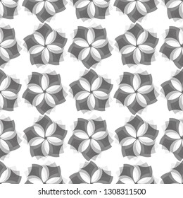 Floral background. Seamless pattern.Vector.