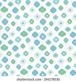 Floral background. Seamless pattern.Vector.