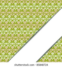 floral background seamless  with space for text or massage