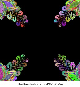 The floral background is a seamless texture