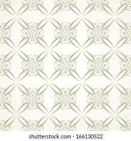 Floral background, seamless. Vector illustration.