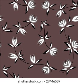 Floral background. Seamless. Vector illustration