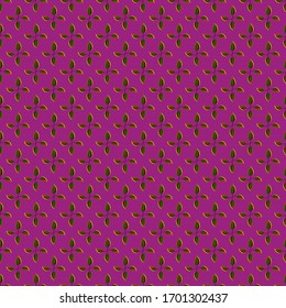 Floral background. Seamless vector pattern in green, brown and purple colors.