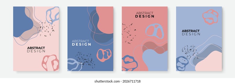 Blumenhintergrund. Abstrakte kreative Hintergründe im minimalen trendigen Stil mit Kopienraum für Grußkarten- oder Titelpräsentations-Designvorlagen. Vorlage für soziale Medien in kaltem Farbton