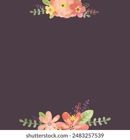 Fondo floral en estilo chic desgastado vintage viejo libro de papel textura