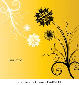 floral background with space for text