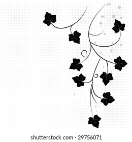 floral background with space for text