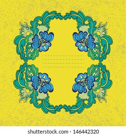 floral background with space for your text