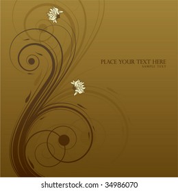 floral background with space for your text