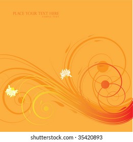floral background with space for your text