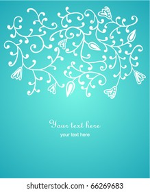 floral background with space for your text