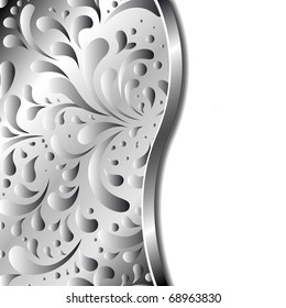 Floral background for tex
