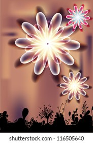 Floral Background for Text