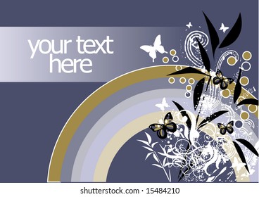 floral background for text