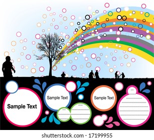 floral background for text