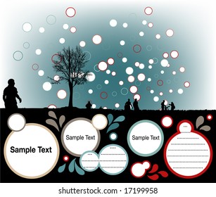floral background for text
