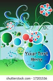 floral background for text