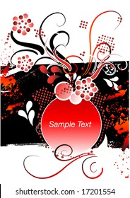 floral background for text