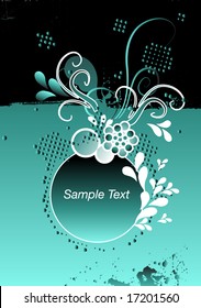 floral background for text