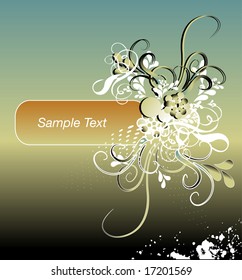 floral background for text