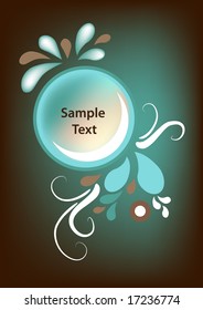 floral background for text