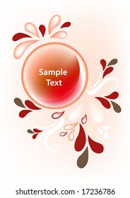 floral background for text