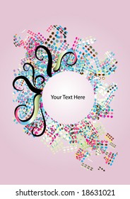 floral background for text
