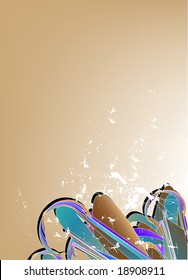 floral background for text