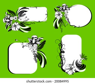 floral background for text