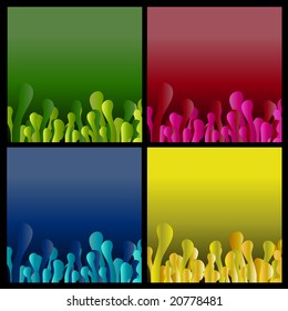 floral background for text