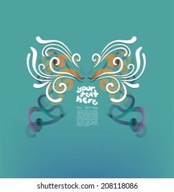 floral background for text