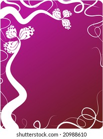 floral background for text